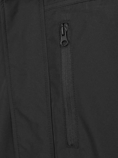 Jack Jones Erkek Siyah Kapüşonlu Spor Outdoor Ceket 12253569S - 8