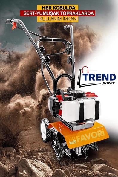 BALATLI Benzinli Turbo Motorlu Özel Mini Çapalama Makinası 52cc Hobi Küçük Bahçeler Ve Ağaç Dipleri Için - 3