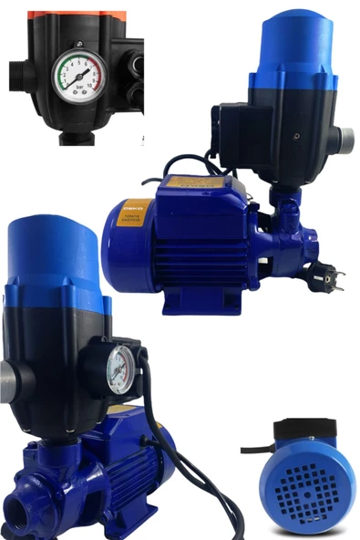 DEKO TURKEY Bakır Sargılı Otomatik Sistem Paket Hidrofor Su Motoru Bahçe Ve Ev Sulama Sistemi + Rakor Takımı - 4