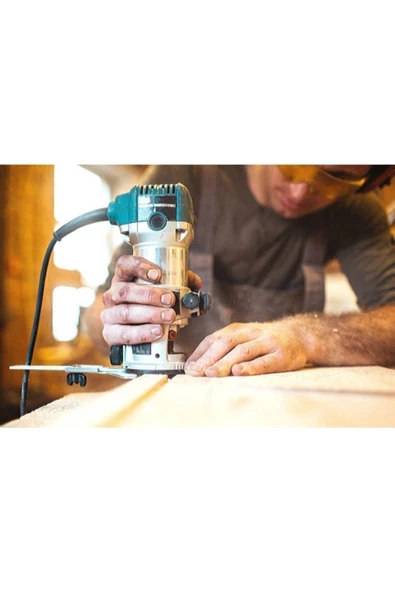 STAXX POWER Staxx Pro 6 Kademe Devir Ayarlı 1600w Formika Traşlama Freze Makinesi 6mm Pens 2 Yıl Garantili - 2