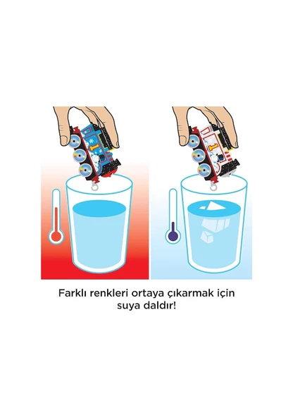 Fisher Price Thomas Ve Arkadaşları Renk Değiştiren Küçük Trenler 3'lü paket HNP82 - 4