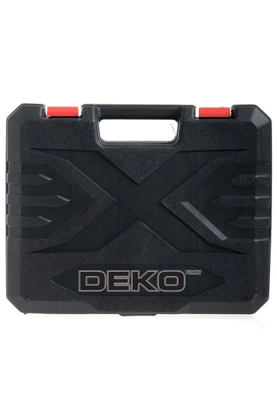 DEKO TURKEY Hybrid Quality Multi Speed 58v 8 Ah Samsung Çift Akülü Şarjlı Vidalama Matkap Seti 5 Ad Titanyum Uç - 8