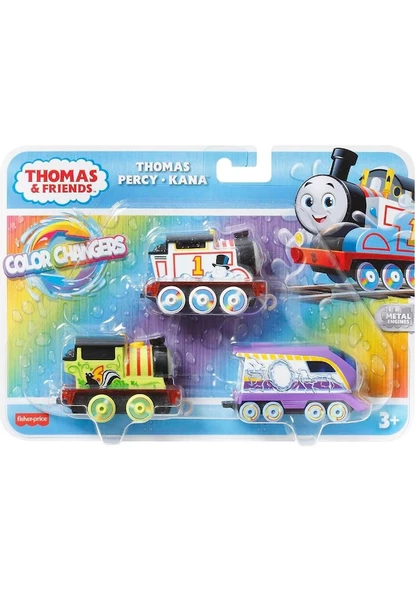 Fisher Price Thomas Ve Arkadaşları Renk Değiştiren Küçük Trenler 3'lü paket HNP82