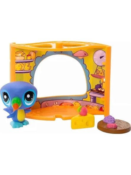 Sunman Littlest Pet Shop Minişler Figür Set Pet Nook G7#31 Papağan 00592 - 3