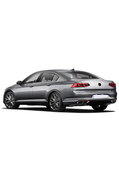 Vw Passat 3c  B8.5 Krom Egzoz Görünümü Difüzör 3 Prç. 2019 > P.çelik - 5
