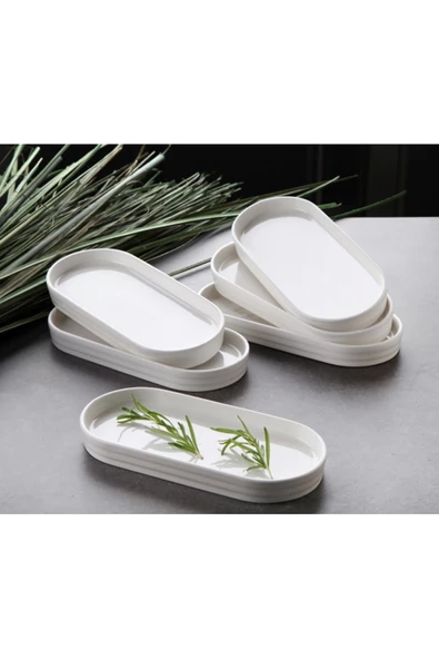 Gönül Tekli Oval Tabak 20x12x2,4 CM G3490 1Adet