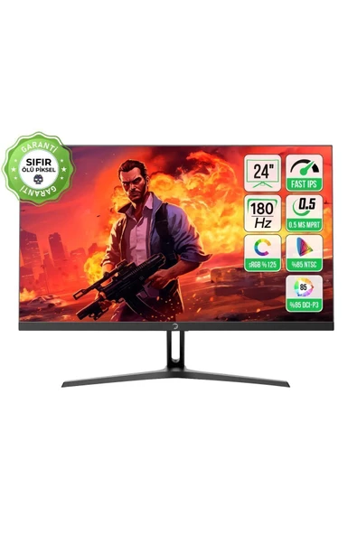 GamePower 24'' Bull T10 Flat IPS 180Hz 0.5ms FHD Gaming Monitör