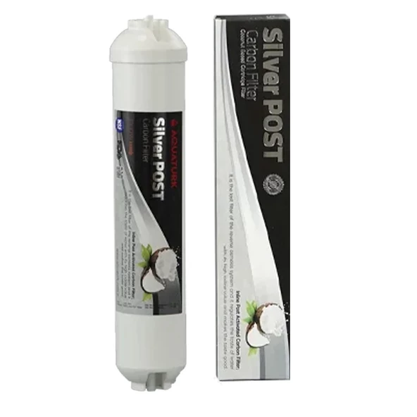 Gümüş İyonlu Silver Coconatlı Nano Antibakteriyal Post Carbon Filtre (Nsf Onaylı) ürün görseli