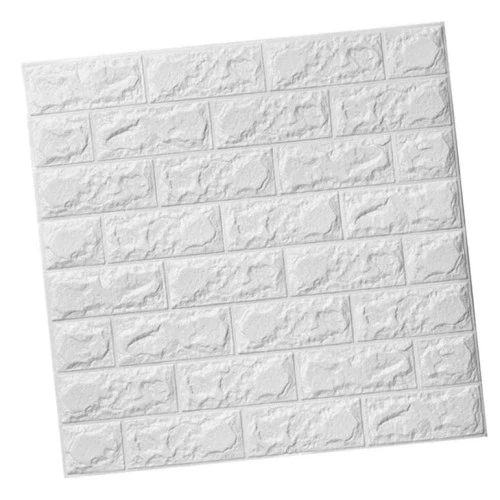 3D Tuğla Desenli Kendinden Yapışkanlı Duvar Paneli 58x38 cm - 3