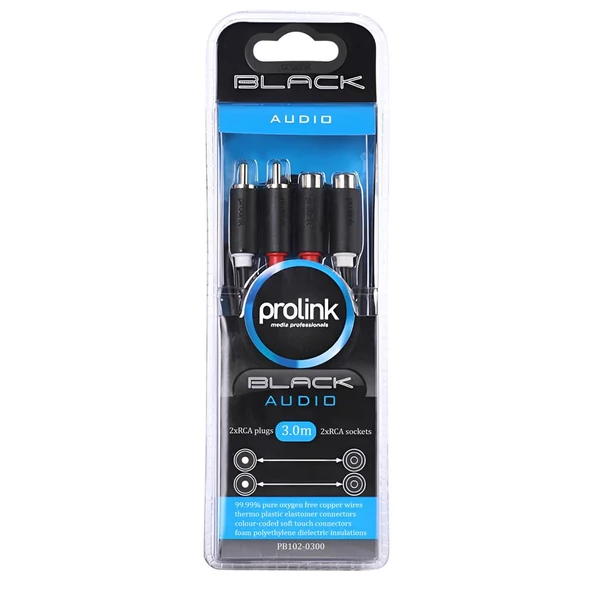 Prolink PB102 2 RCA - 2 RCA Soket Kablo - 4