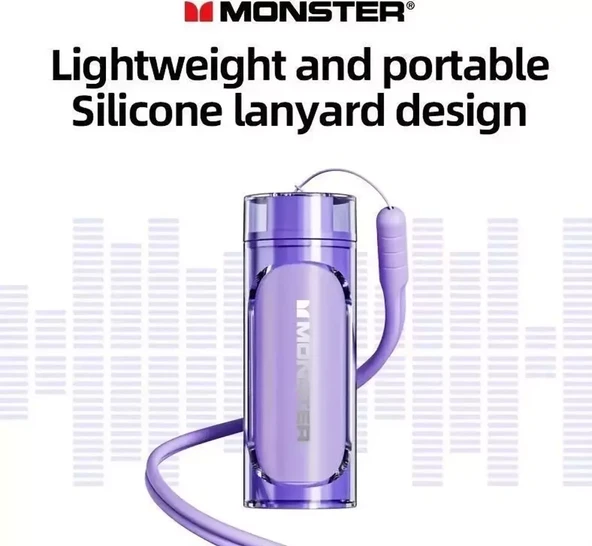 Monster Airmars XKT13 Gaming Bluetooth Kulaklık Mor - 4