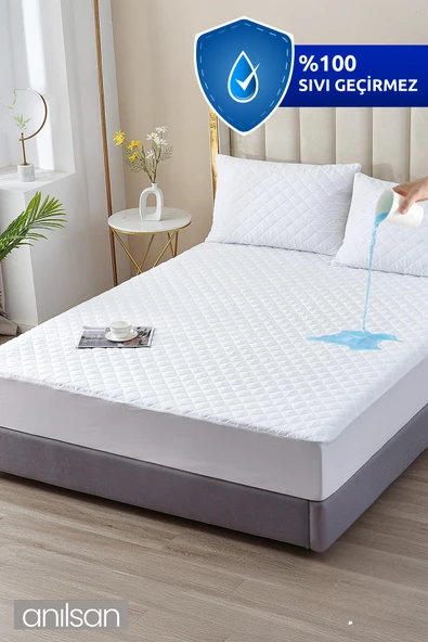 Mikrofiber Yatak Alezi - Sıvı Geçirmez Yatak Koruyucu , Tek ve Çift Kişilik Seçenekleriyle