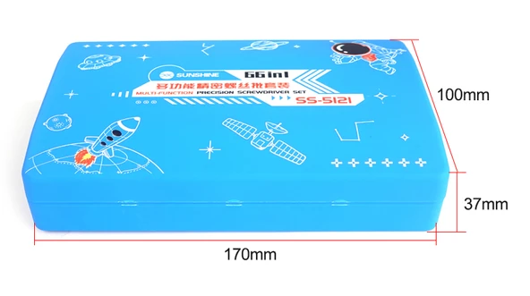 SUNSHİNE SS-5121 66 İN 1 ÇOK FONKSİYONLU HASSAS TORNAVİDA SETİ - Resim 4