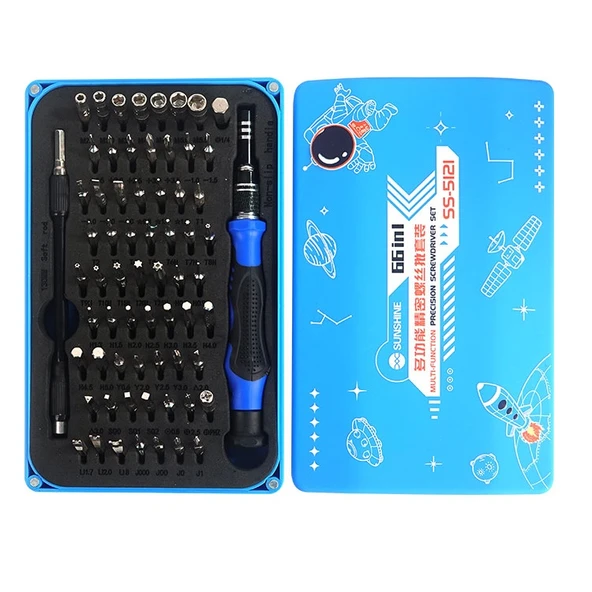 SUNSHİNE SS-5121 66 İN 1 ÇOK FONKSİYONLU HASSAS TORNAVİDA SETİ - Resim 2