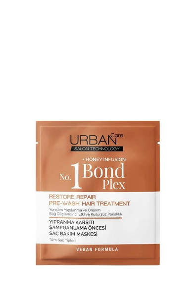 Urban Care No.1 Bond Plex Restore Repair Yıpranma Karşıtı Şampuanlama Öncesi Saç Bakım Maskesi-50 Ml-vegan