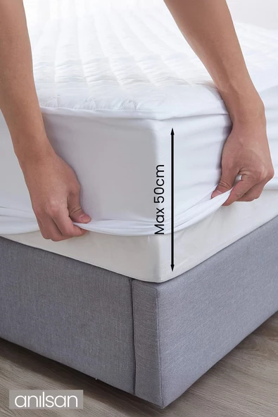 Mikrofiber Yatak Alezi - Sıvı Geçirmez Yatak Koruyucu , Tek ve Çift Kişilik Seçenekleriyle - 4