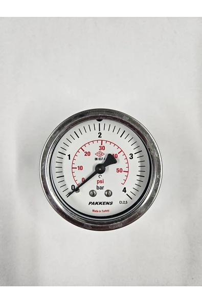 ÇAP 63 PANO TİP 4 BAR KURU MANOMETRE - PAKKENS