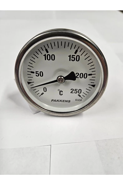 ÇAP 63 ARKADAN 0/+250 DERECE 10 CM TERMOMETRE - PAKKENS