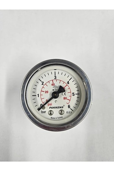 ÇAP 50 PANO TİP 6 BAR KURU MANOMETRE - PAKKENS