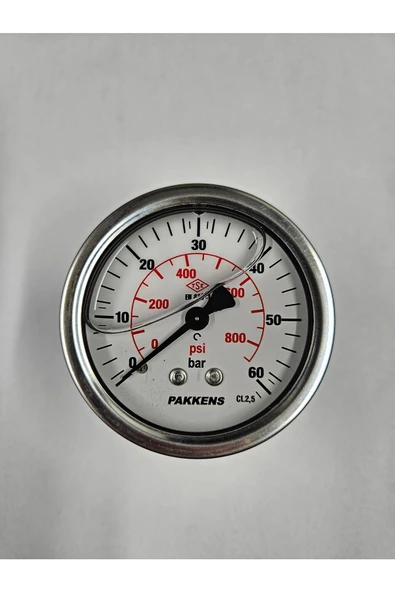 Çap 63 Arkadan 60 Bar Gliserinli Manometre - ürün görseli