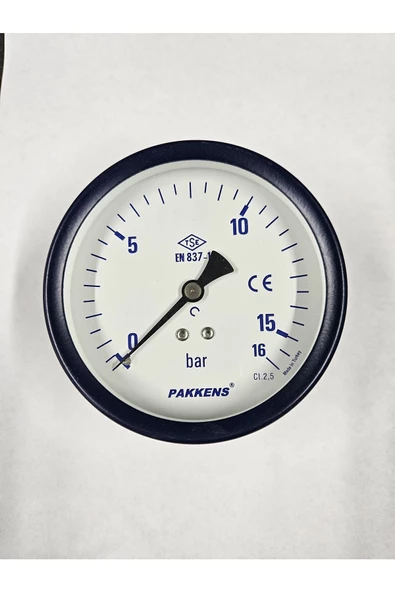ÇAP 100 ARKADAN 16 BAR KURU MANOMETRE - PAKKENS