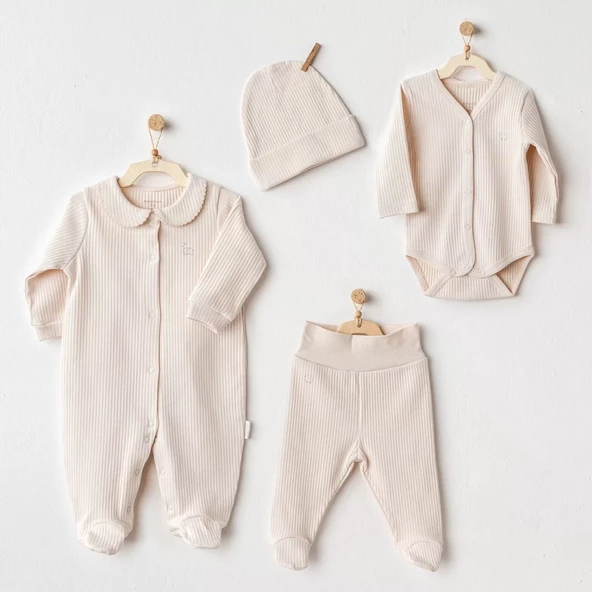 Bear Time 4'lü Hastane Çıkışı Light Beige