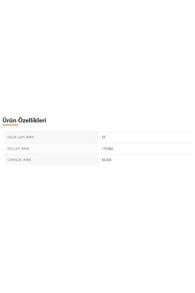 UCT211 - 55X170X65 - TIMKEN - Resim 2