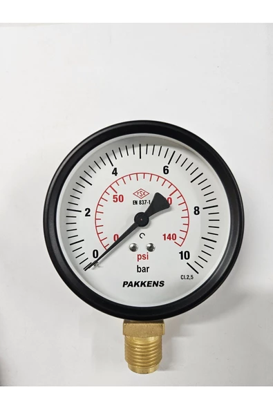 ÇAP 100 ALTTAN 10 BAR KURU MANOMETRE - PAKKENS