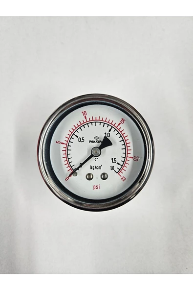 ÇAP 63 PANO TİP 1,6 BAR KURU MANOMETRE - PAKKENS