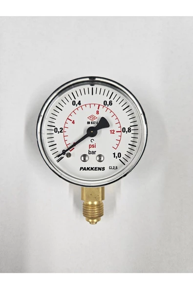 Çap 63 Alttan 1 Bar Kuru Manometre - ürün görseli