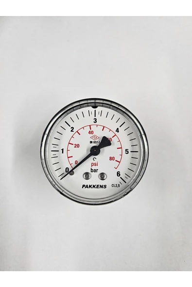 ÇAP 63 ARKADAN 6 BAR KURU MANOMETRE - PAKKENS