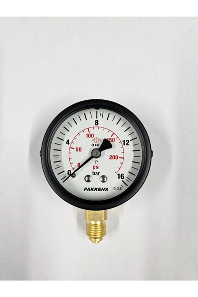 ÇAP 63 ALTTAN 16 BAR KURU MANOMETRE - PAKKENS