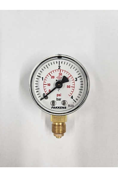 Çap 50 Alttan 4 Bar Kuru Manometre - ürün görseli