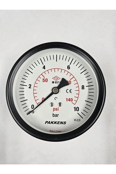 ÇAP 100 ARKADAN 10 BAR KURU MANOMETRE - PAKKENS