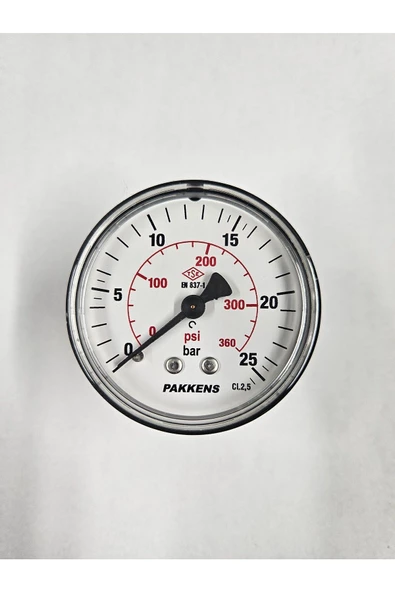 ÇAP 63 ARKADAN 25 BAR KURU MANOMETRE - PAKKENS ürün görseli
