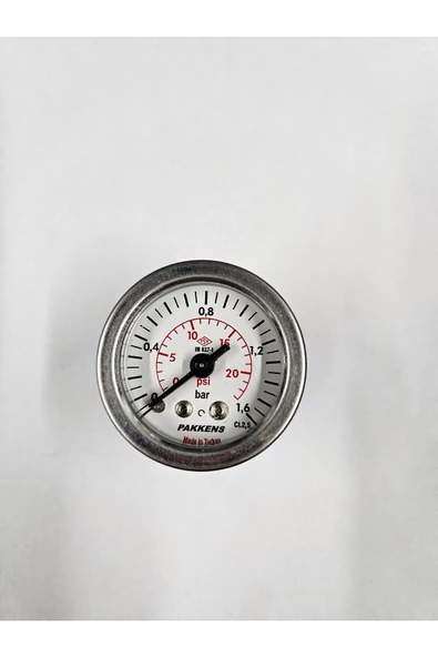 ÇAP 40 PANO TİP 1,6 BAR KURU MANOMETRE - PAKKENS