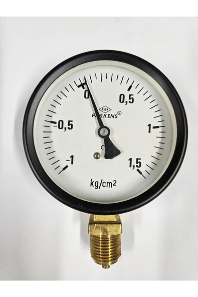ÇAP 100 ALTTAN -1/+1,5 BAR KURU MANOVAKUMMETRE - PAKKENS