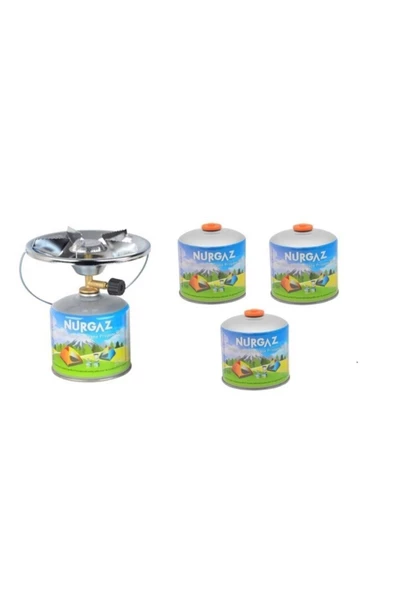 Olympos Ocak+3 Adet 450Gr Kartuş Set