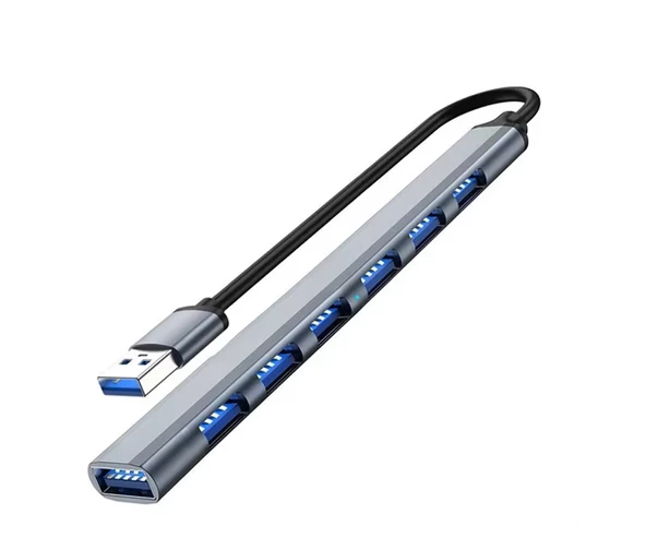 USB 3.0 TO USB 2.0 PORT ÇOĞALTICI HUB 7İN1 OTG ADAPTÖR 6LI USB ÇOKLAYICI
