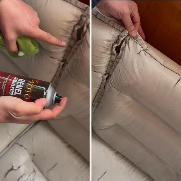 Koto Genel Temizleyici Cam Ekran Yüzey Plastik Deri Anti Static Cleaner Susuz Kopuk Temizleme 5 ADET - 3