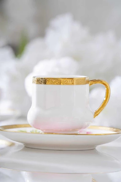 Acar HXF-06861 Kalmia 6lı Kahve Fincanı Takımı Karışık - 2