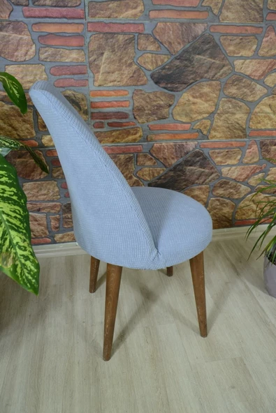 kılıfteks  Sandalye Kılıfı Retro Oval Pıtıkara Sandalye Örtüsü - Resim 4