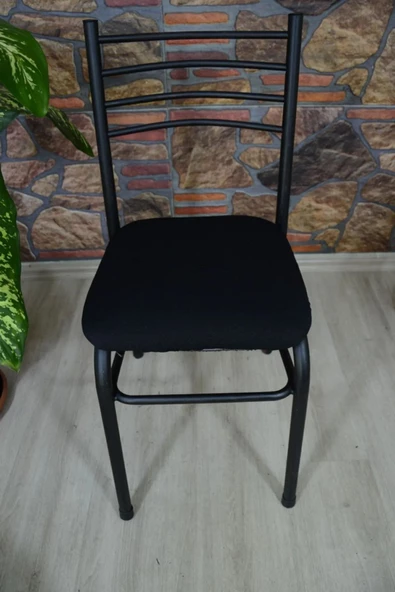 kılıfteks  4 Adet Demir Sandalye Kılıfı Oturma Yeri Lakos Kumaş - Resim 2