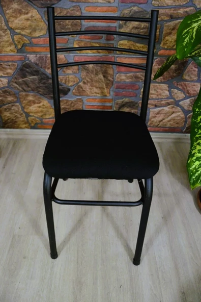 kılıfteks  4 Adet Demir Sandalye Kılıfı Oturma Yeri Lakos Kumaş - Resim 3