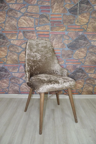 kılıfteks  Kollu Kadife Sandalye Kılıfı Sütlü Kahve - 4
