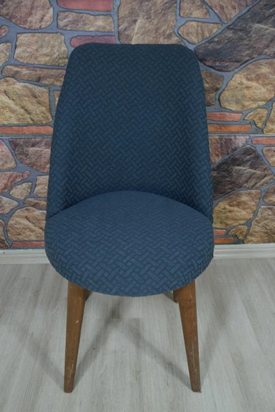 kılıfteks  Retro Sandalye Kılıfı Saçaklı Bambu Kumaş - Resim 3