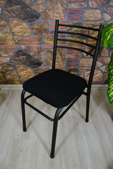 kılıfteks  4 Adet Demir Sandalye Kılıfı Oturma Yeri Lakos Kumaş - Resim 4