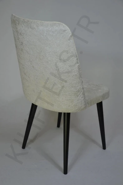 kılıfteks  Büyük Oval Sandalye Kılıfı Kadife Kumaş - 4