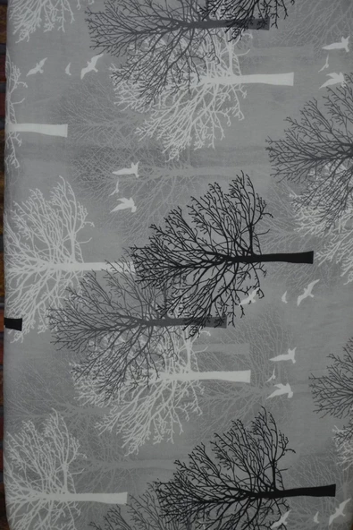 kılıfteks  Gri Agaçlı Ütü Masası Örtüsü - 3