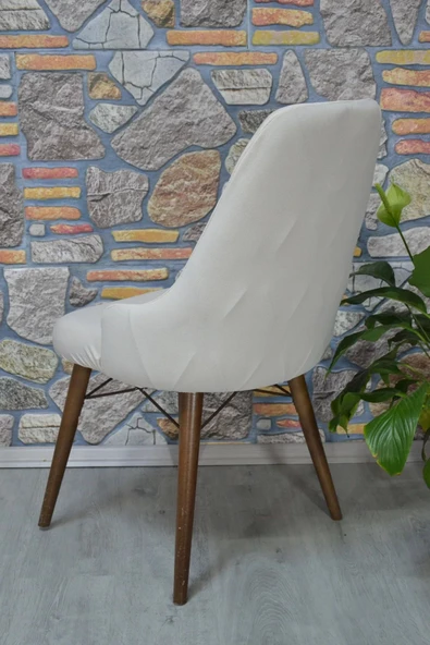 kılıfteks  Kollu Sandalye Kılıfı Lakos Kumaşı Kakao - Resim 2